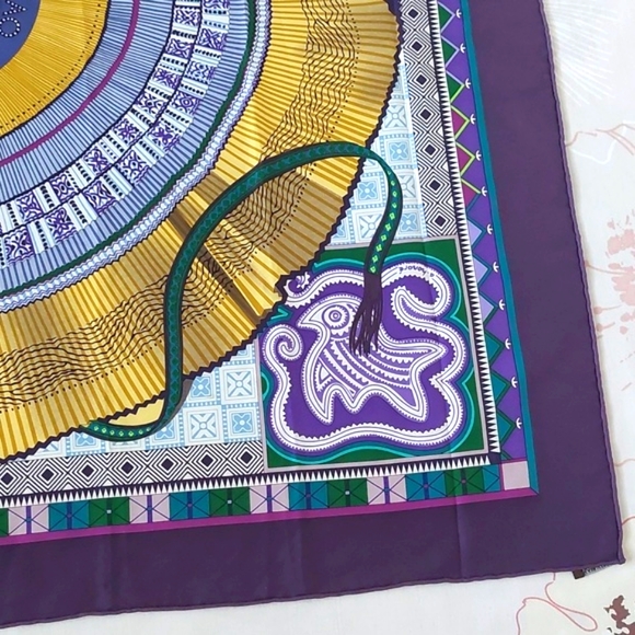 Hermes cent plis des miao scarf - Picture 4 of 15